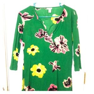 J.Crew 3/4 sleeve tunic